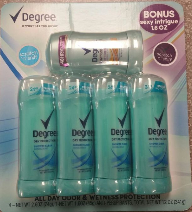 Degree for Women 4 x 2.6 oz