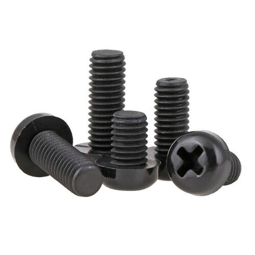 100p M2 M2.5 M3 white Round Nylon Screws Phillips Plastic Round Head Bolt tt