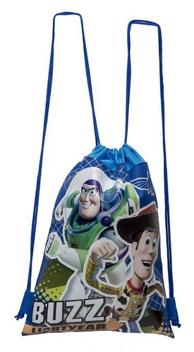 DISNEY-TOY-STORY-WOODY-BUZZ-BLACK-DRAWSTRING-BAG-BACKPACK-TRAVEL-STRING-TOTE