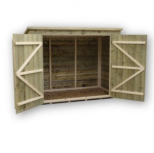 Details about BIKE STORE BIKE SHED 6X3 SHIPLAP PENT TANALISED PRESSURE 