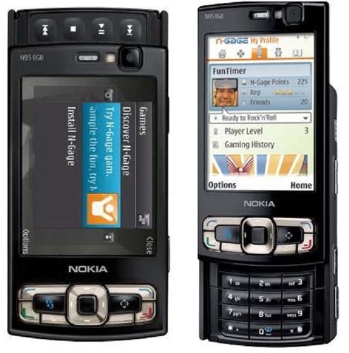 Nokia-n95-8gb-Black-Senza-SIM-lock-Smartphone-WIFI-3g-5mp-Flash-GPS-COME-NUOVO-TOP