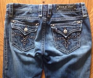 Rock Revival Jeans For Women With Rhinestones