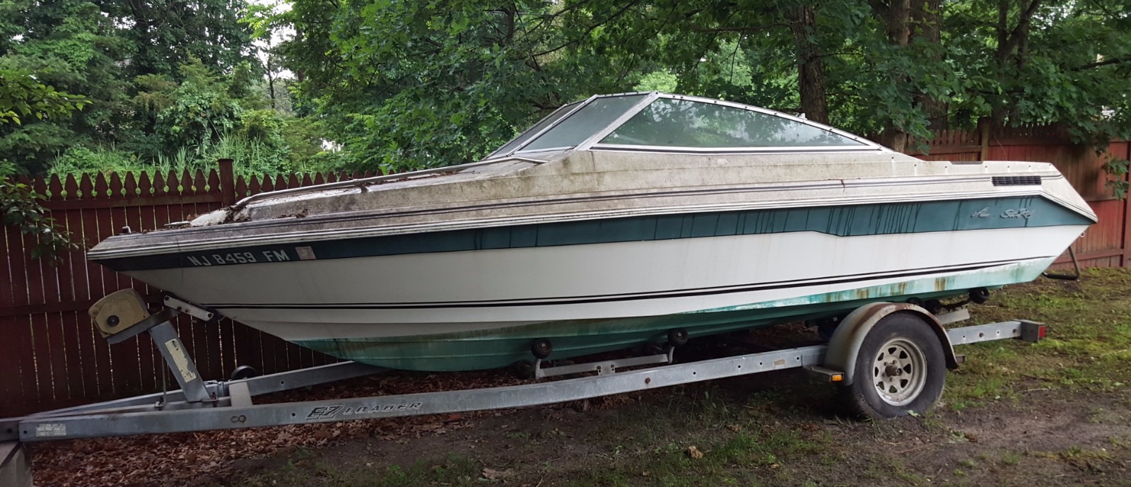 1989 Sea Ray Seville 20' cuddy cabin & Trailer - New Jersey