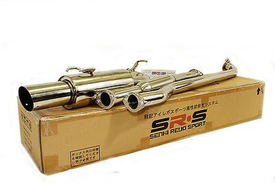 1993 1994 1995 1996 1997 TOYOTA COROLLA CATBACK EXHAUST SYSTEM STAINLESS STEEL
