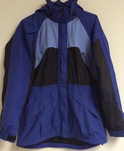 Women'S REI Elements Hooded Rain Hiking Jacket Size M Medium Blue ...