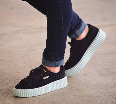 puma suede creepers bleu marine puma suede creepers bleu marine