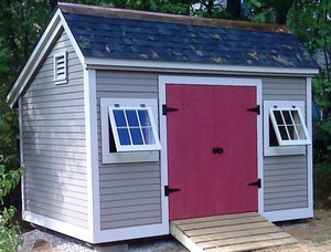 DIY Plans, 8x12 Church St Cottage, Storage Shed, Garden Shed, Saltbox