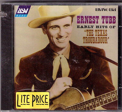 Texas Troubadour Ernest Tubb new CD 25 trx Blue Christmas ASV Living Era best