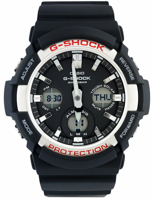 watch表盘卡西欧,applewatch卡西欧表盘 casio g-shock big case tough solar black watch gas100-1a gas-100