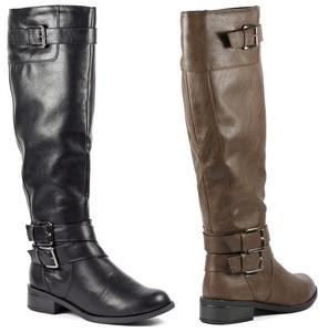 Dark Brown Riding Boots Fashion