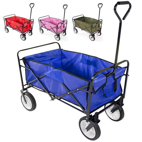 Collapsible Folding Wagon Cart Garden Buggy Shopping ...