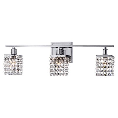 Modern 3 Light Crystal Wall Sconce Pendant ...