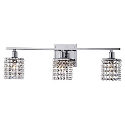 Modern 3 Light Crystal Wall Sconce Pendant ...