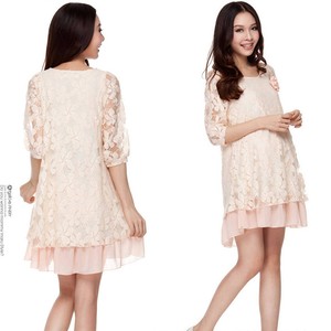 Beautiful Women Maternity Wear Dress Skirt Half Sleeve ...