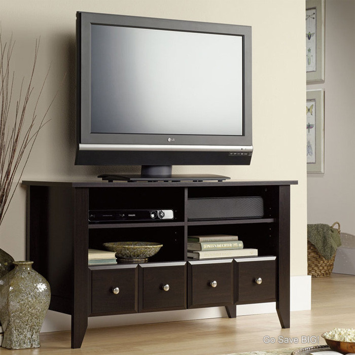 47" TV Stand Entertainment Center Wood Drawers Console Media Storage 