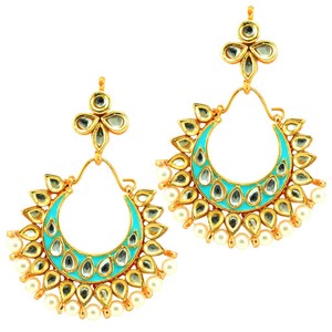 ... Supershine Kundan Meena Chandelier Earrings Fashion Jewelry 75218