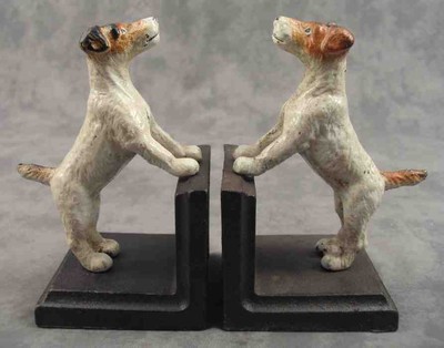 PAIR OF FOX TERRIER JACK RUSSELL DOG ...