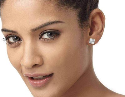 Pre-owned Jewelry Unlimited 14k Yellow Gold Invisible Princess Square Real Diamond Stud Earrings 0.50ct 5mm