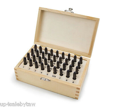 36 PC.NUMBER AND LETTER STAMP PUNCH SET ...