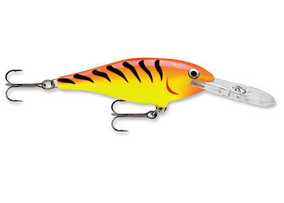 Color:Hot Tiger:Rapala Shad Rap Bass, Muskie, Pike Striper Fishing Lure Sr07 2 3/4"