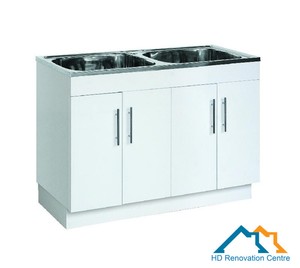 ... -Double-Bowl-Stainless-Steel-Laundry-tub-with-Polyurethane-Cabinet