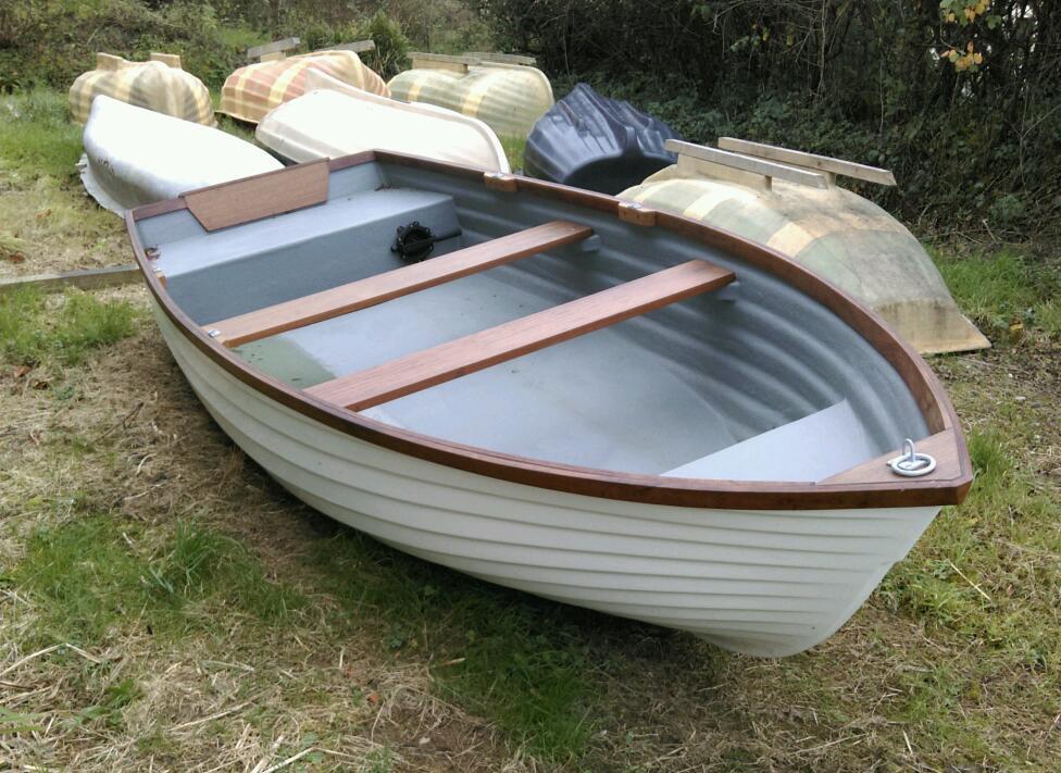 12 foot grp clinker rowing / fishing boat