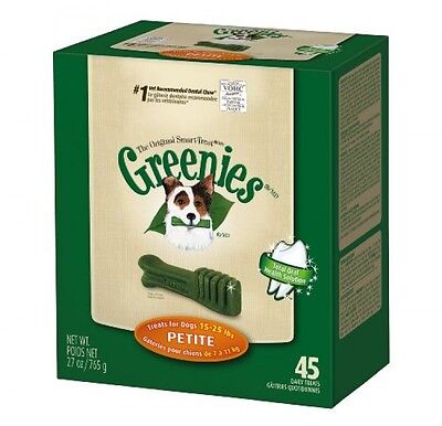 Greenies Treat-Pak Dental Chews for Dogs, Petite, ...