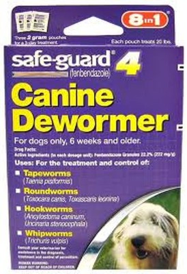 8 in 1 Safeguard 4 Canine Dewormer ...