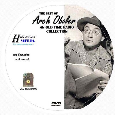 BEST OF ARCH OBOLER - 191 Shows - Old Time Radio In MP3 Format OTR On 1