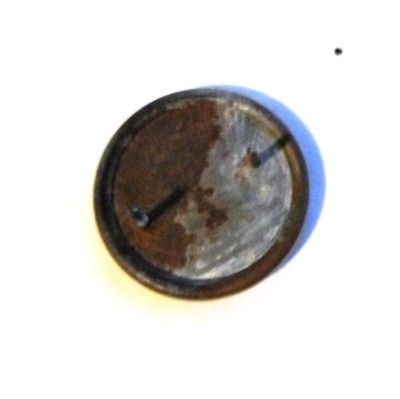Antique Button with Roman Soldier, No Clutch Fasteners