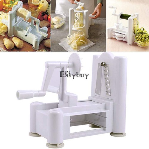 Tri-Blade Vegetable Spiral Slicer Spiralizer Veggie Cutter ...