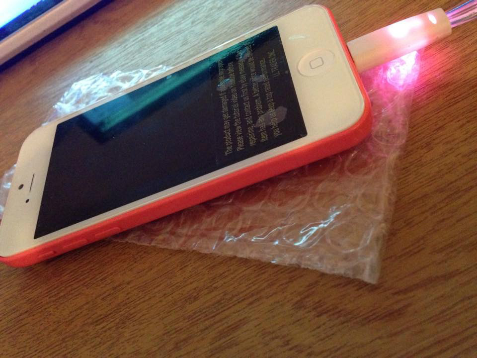 Fully refurbished pink iphone 5c