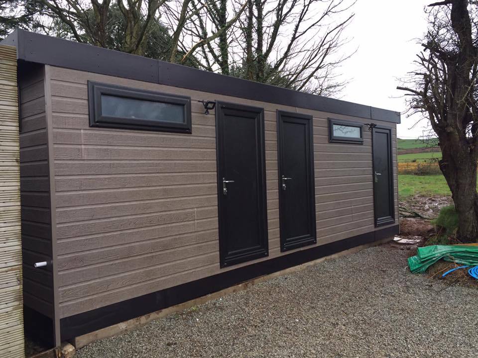 28 x 10 portable cabin, shower toilet block , modular building, portable office