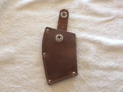 LEATHER AXE SHEATH, GUARD, HUDSON BAY, CAMP ...