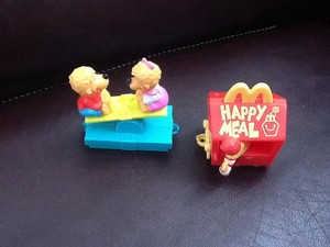 McDonalds Happy Birthday train pieces 1994: Ronald Caboose, Bernstein 