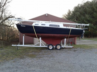 1970 Grampian 26' Sailboat with Trailer & Outboard