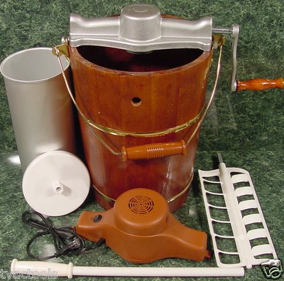 Old Fashioned ICE CREAM MAKER 6 Quart ...