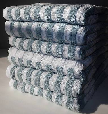 NEW Better Homes and Gardens 6pc Extra-Absorbent Stripe Hand Towel Set 16