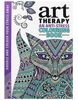 Brand New Book - Art Therapy Anti-Stress Adult Colouring  Positive & Soothing