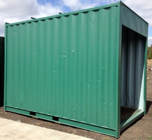 13'1ft / 4m 9’6ft High Cube shipping container / storage shed | eBay