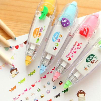 Creative Cute Stationery Push Correction Tape Lace ...