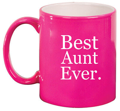 11oz Ceramic Coffee Tea Mug Glass Cup Best Aunt