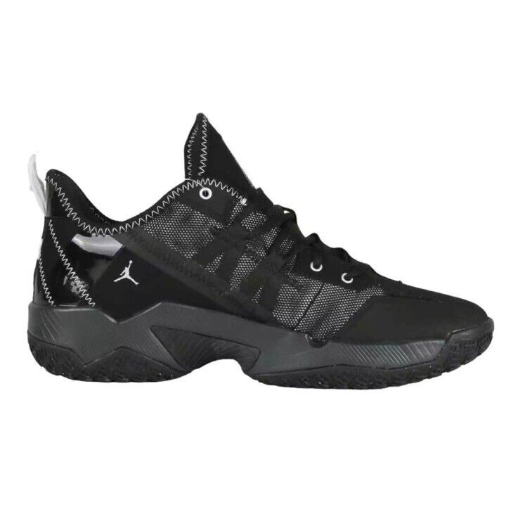 Jordan One Take 2 Men's Black Metallic Silver Basketball Shoes Sz 10 CW2457 001