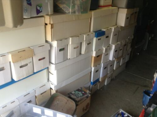 Huge Lot Of 300 comics , Storage Unit Find .