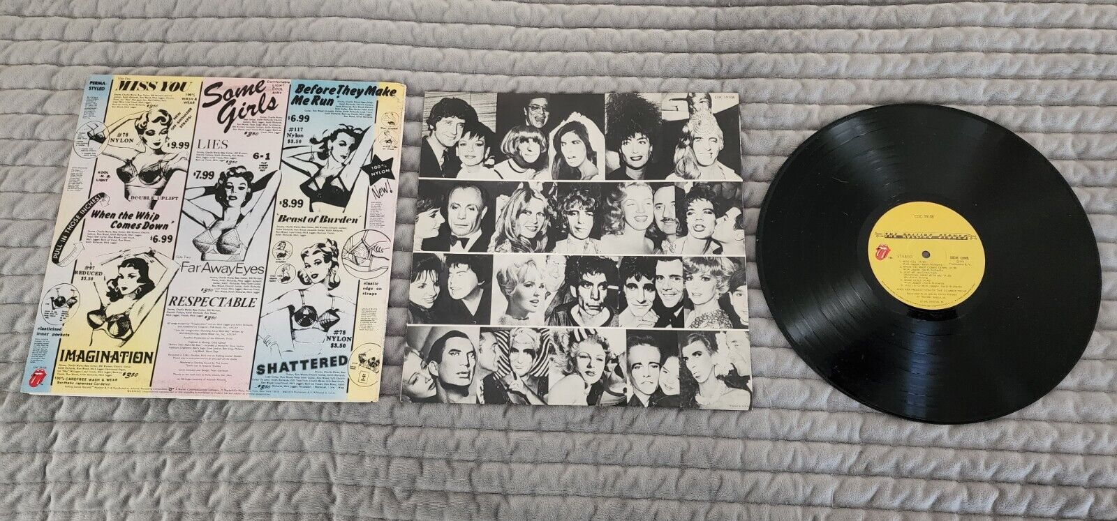 SUPER RARE ERROR 1978 Rolling Stones Some Girls LP Vinyl Record COC 39108