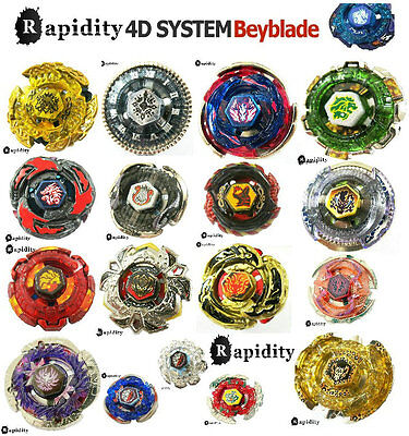 Beyblade 4D system Single Metal 30 STYLE TOP + Power Launcher LOT SET SHIPPING