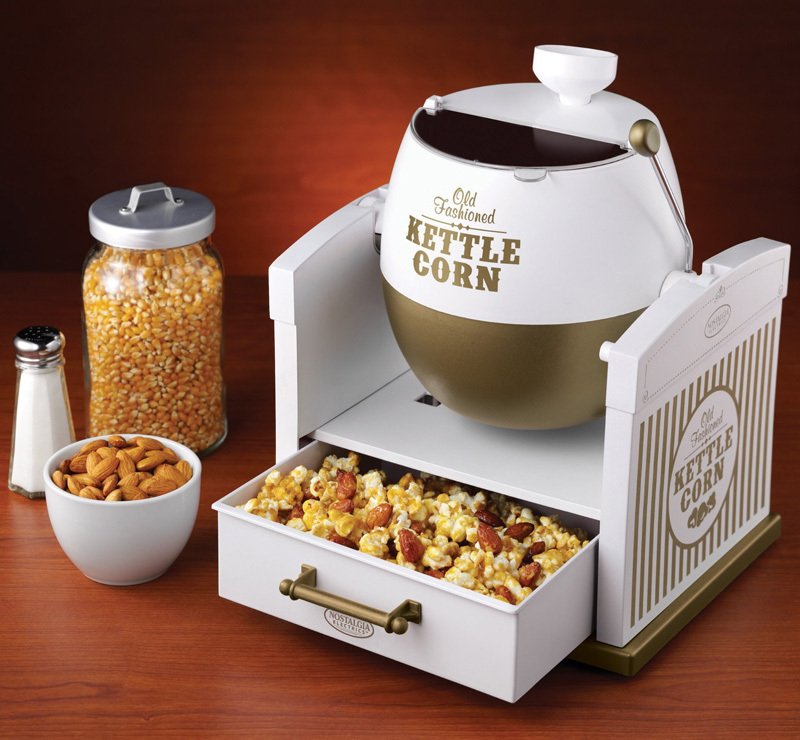 Electric Home Kettle Popcorn Machine, Mini Sweet Sugar Pop Corn Party