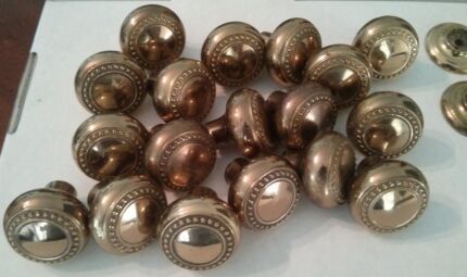 Solid brass knobs x18 Gainsborough (kitchen, cupboard, drawers 