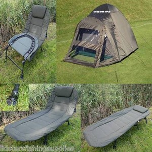 Man-Double-Skin-Carp-Fishing-Bivvy-6-Leg-NGT-Deluxe-Bed-Chair ...