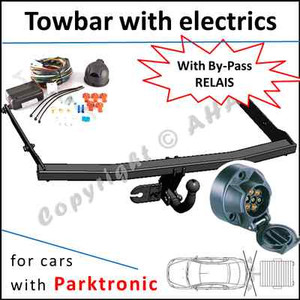 Towbar & Electrics 7pin Ford Focus C-Max 2003 - 2007 Swan ... ford c max towbar wiring diagram 